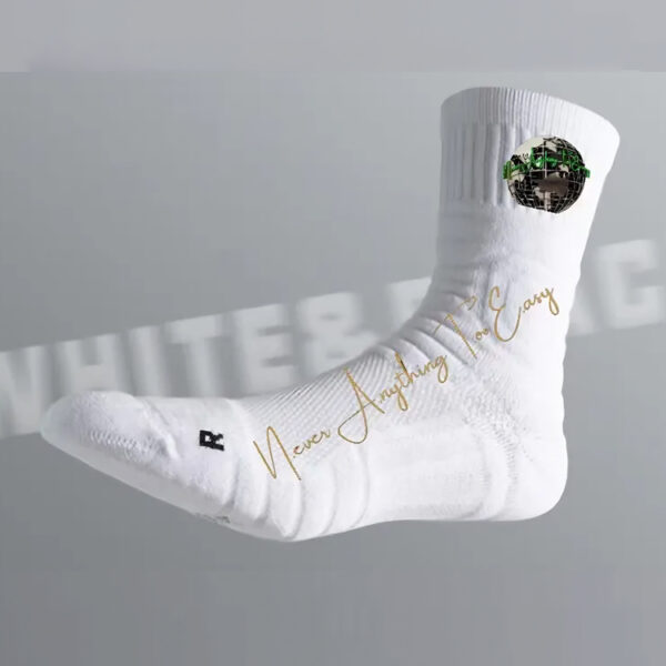 Hight Qaulity Padded Socks (White) Pack of 3