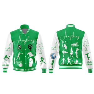 100% Wool and Genuine Leather Coat (Green)