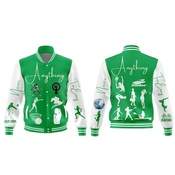 100% Wool and Genuine Leather Coat (Green)